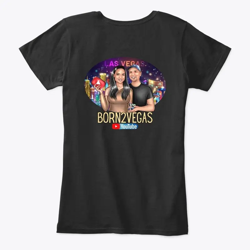 BORN2VEGAS Character Logo on BACK